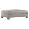 Bernhardt Plush Mily Fabric Cocktail Ottoman