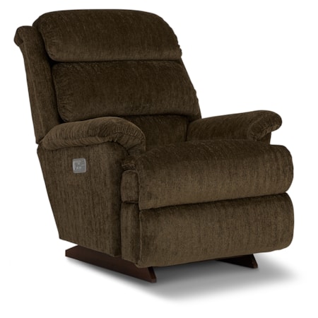 Power Rocking Recliner w/ Headrest & Lumbar