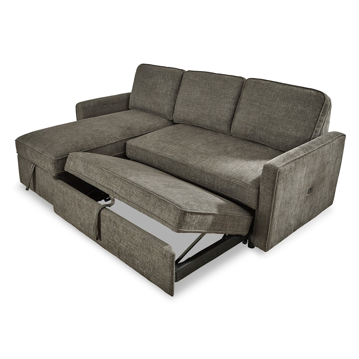 Signature Design by Ashley Furniture Kerle 2-Piece Sectional with Pop Up Bed