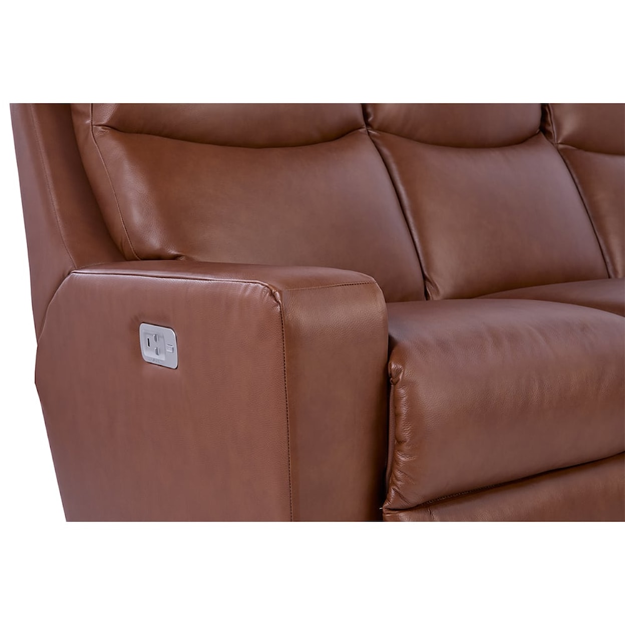 La-Z-Boy Emmons Power Reclining Sofa w/ Headrest & Lumbar