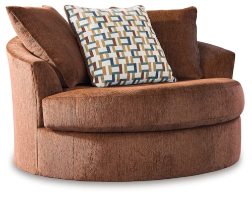 Oversized Swivel Accent Chair