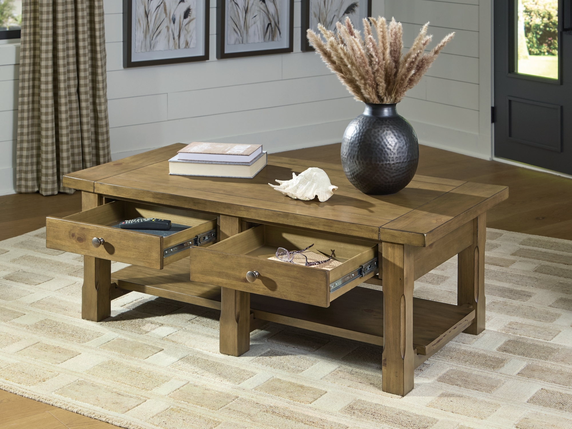 Signature Design by Ashley Vandenmore Rectangular Coffee Table