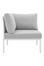 Modway Harmony 4-Piece  Sunbrella® Outdoor Patio Aluminum Seating Set