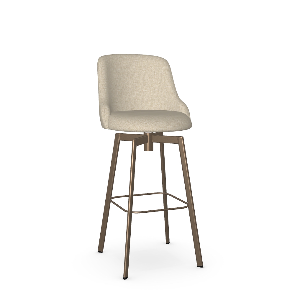 Upholstered Swivel Bar Stool