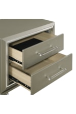 New Classic Lumina Glam 2-Drawer Nightstand