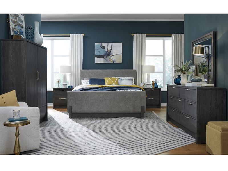 Magnussen Home Kinsley Complete Queen Upholstered Panel Bed