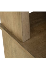 Liberty Furniture Americana Farmhouse Transitional Credenza & Hutch Set with Built-in Lighting