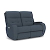 Flexsteel Strait Power Reclining Loveseat