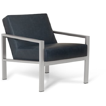 Quinn Channeled Contemporary Upholstered Chair