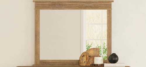 Transitional Dresser Mirror