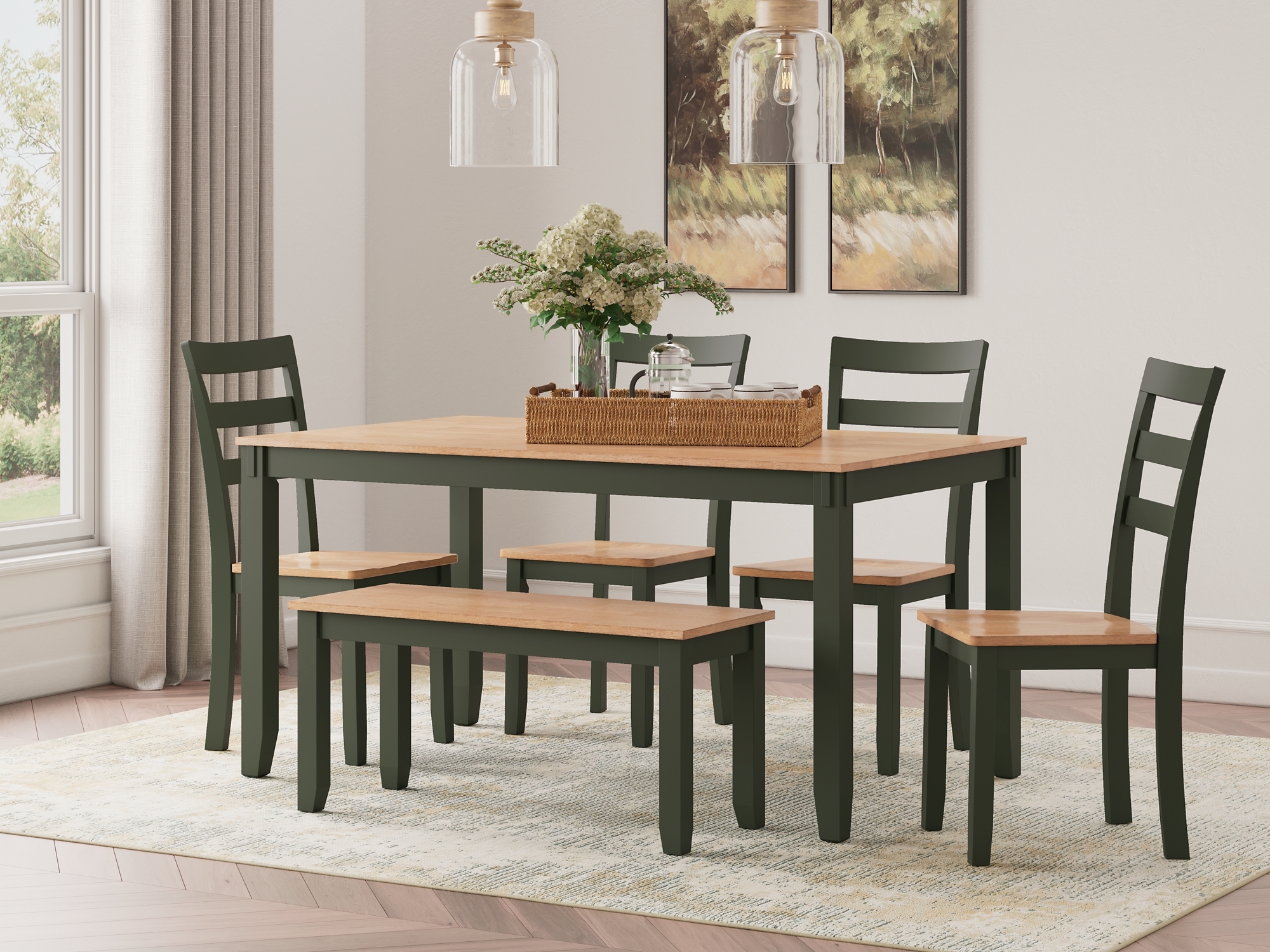 Dining Room Table Set (Set Of 6)