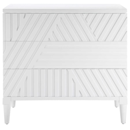 Colby White Drawer Chest