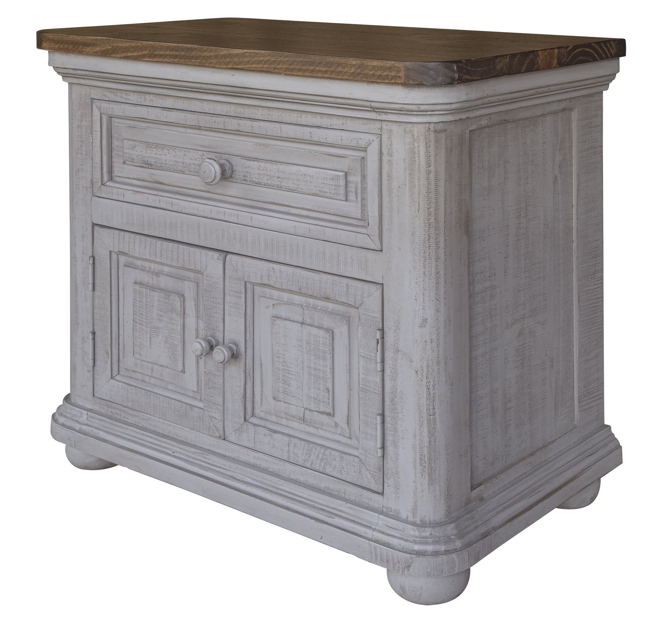 International Furniture Direct 768 Luna IFD7651NTS Rustic 1Drawer
