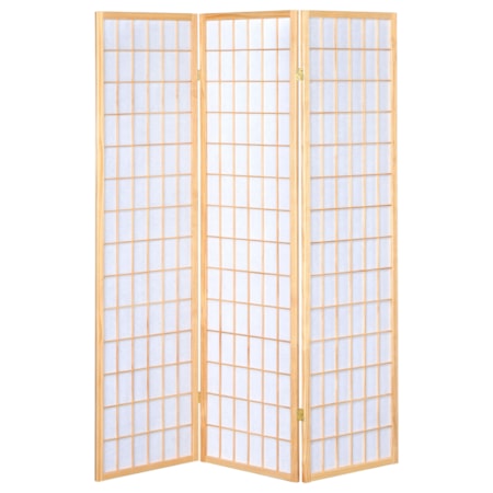 3-Panel Room Divider Folding Shoji Screen