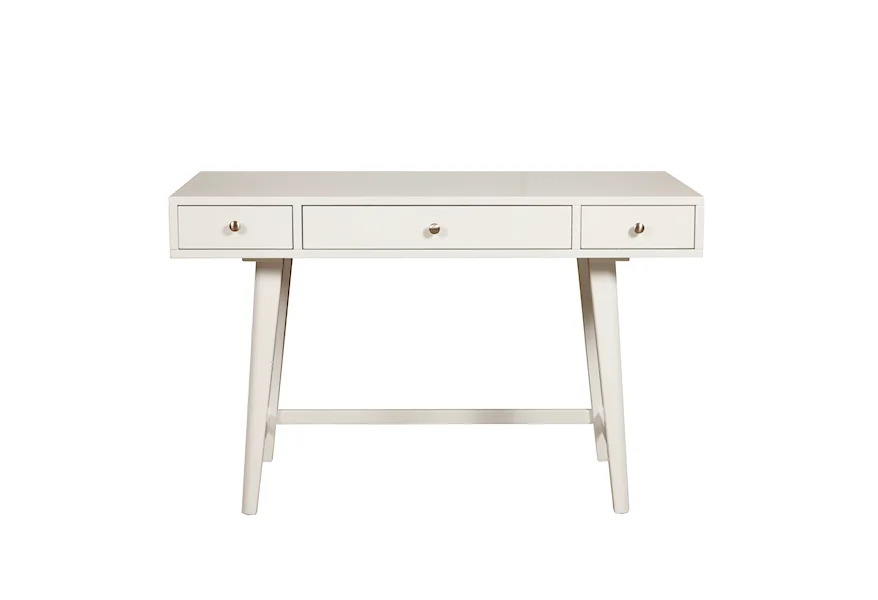 Accents White Mid Century Desk by Accentrics Home at Jacksonville Furniture Mart