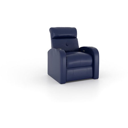 Audio Contemporary Power Recliner with USB Port