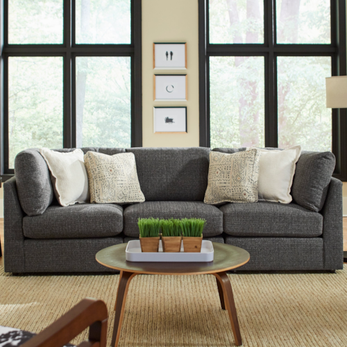 Casual 3-Piece Modular Sofa