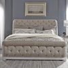 Liberty Furniture Abbey Park Upholstered California King Sleigh Bed