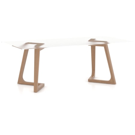 Glass Top Dining Table