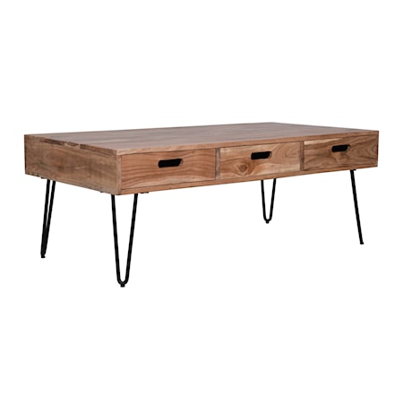 3 Drawer Coffee Table