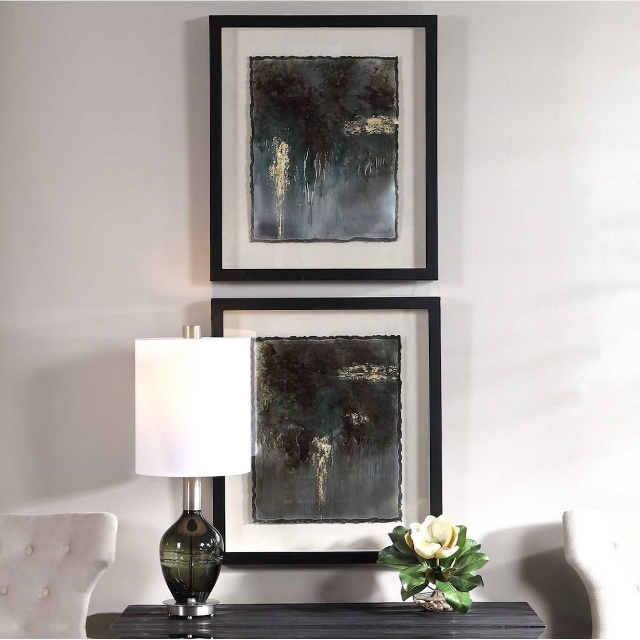 Uttermost Framed Prints Rustic Patina Framed Prints, Set/2