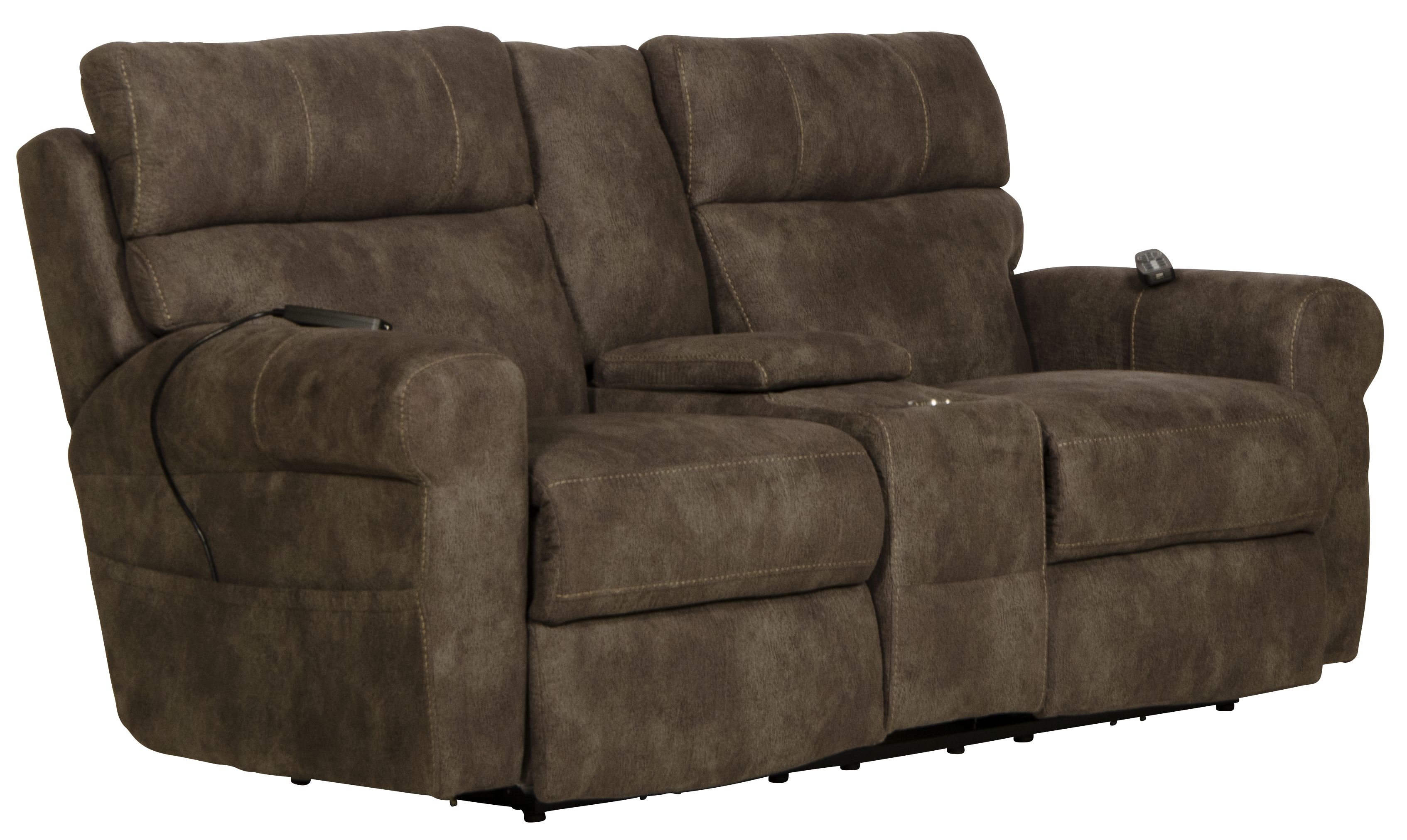Pwr Headrest Pwr Lay Flat Console Loveseat