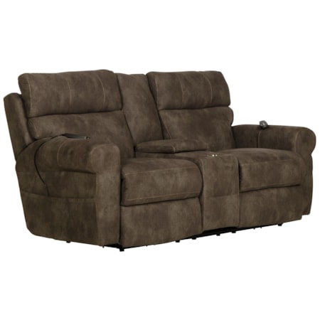 Pwr Headrest Pwr Lay Flat Console Loveseat