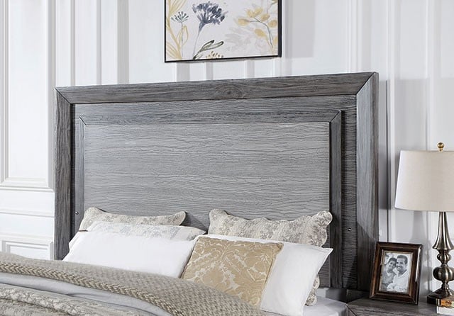 Gray Queen Bed