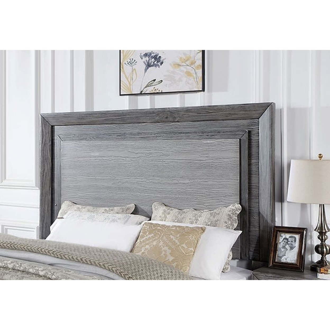 Furniture of America RAIDEN Gray California King Bed