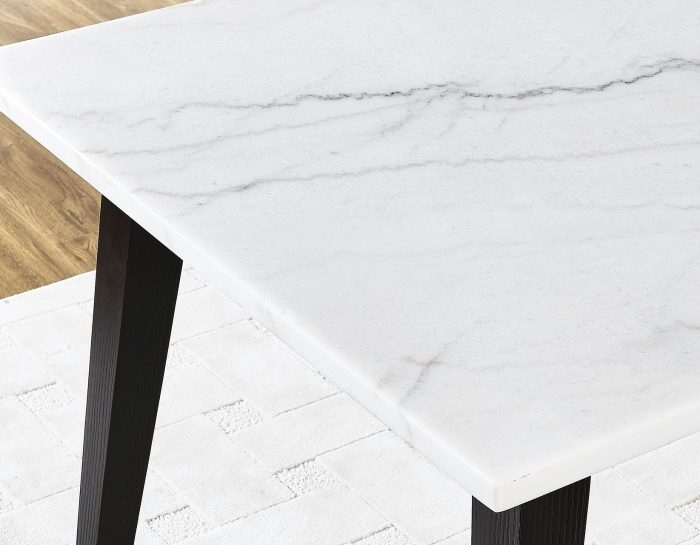 White Marble Top Dining Table