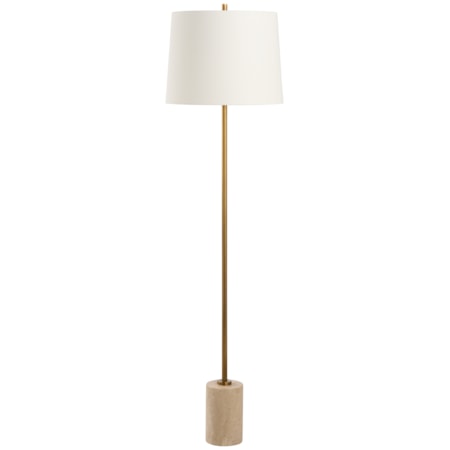 Lambeth Floor Lamp - Travertine