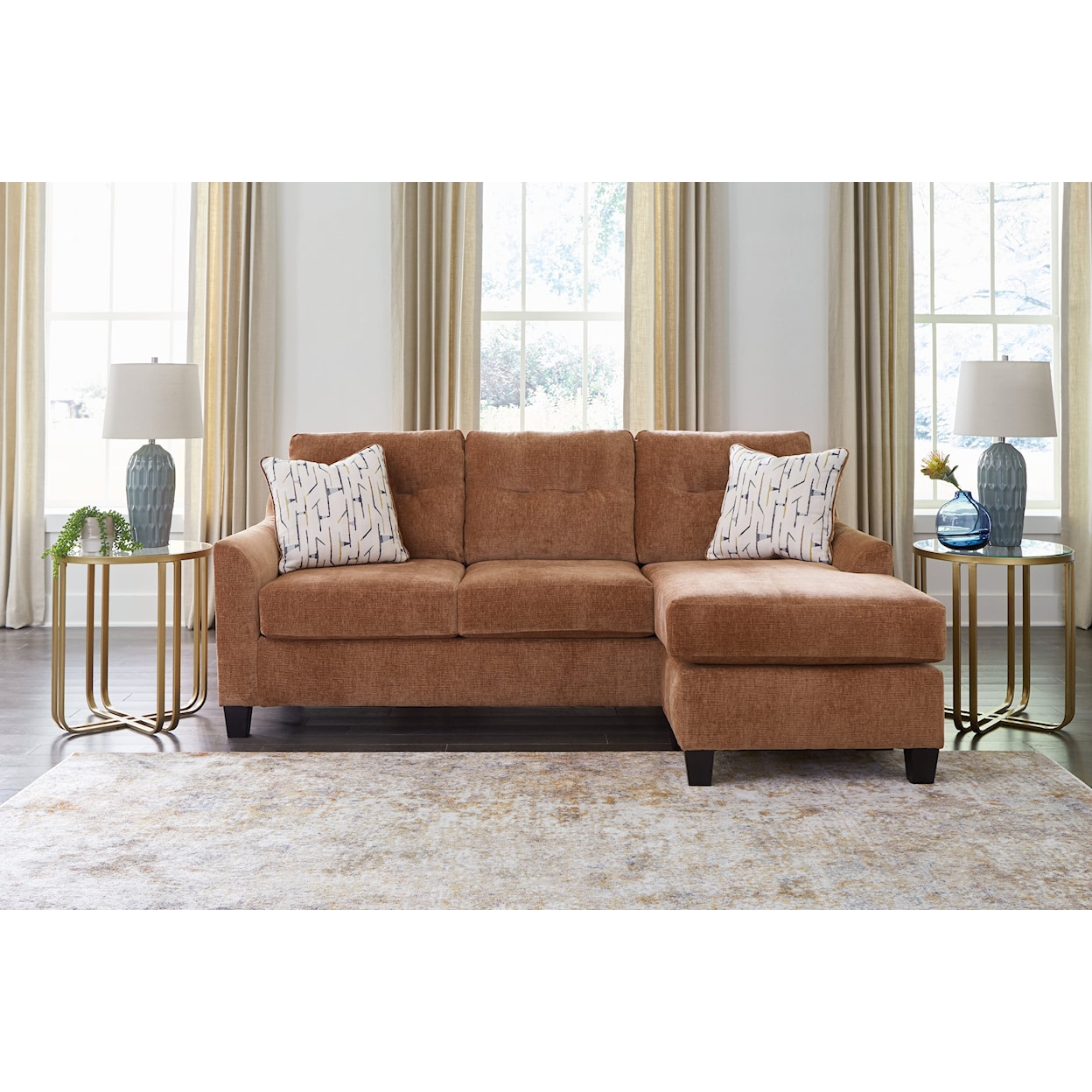 Ashley Amity Bay Queen Sofa Chaise Sleeper