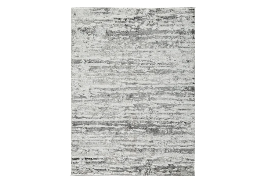 Contemporary Area Rugs Bryna Ivory/Gray Large Rug by Signature Design by Ashley at Royal Furniture
