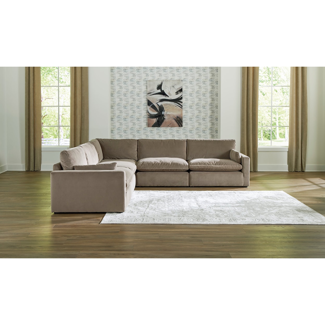 Signature Design by Ashley Sophie 5-Piece Sectional