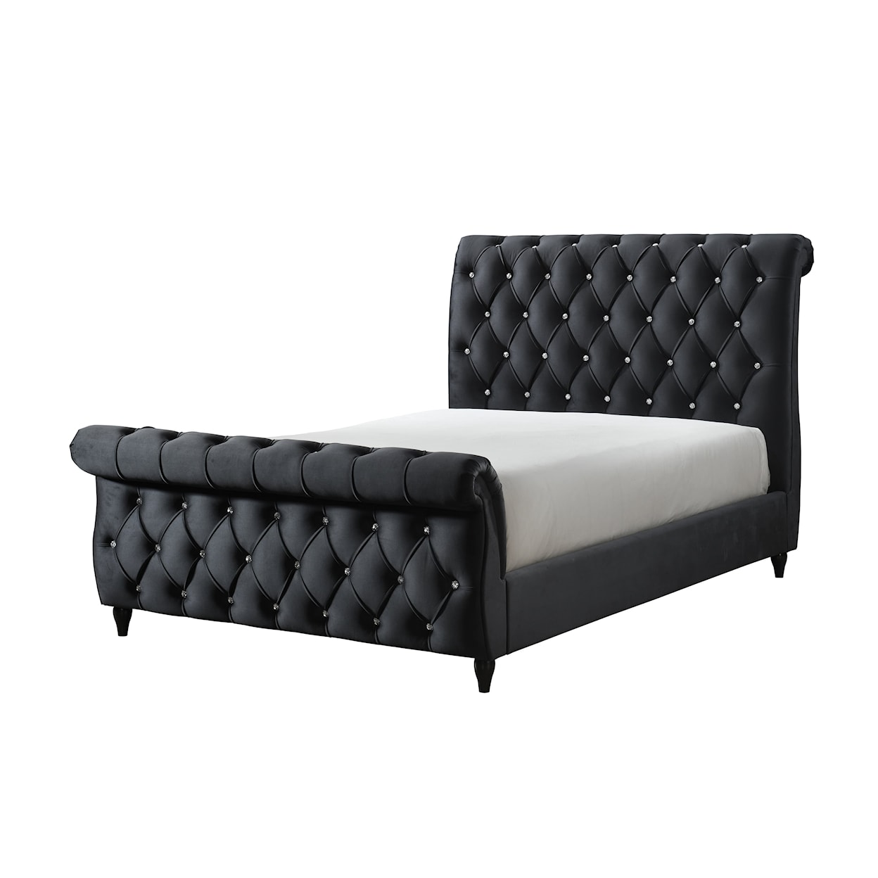 Crown Mark Kyrie King Upholstered Bed
