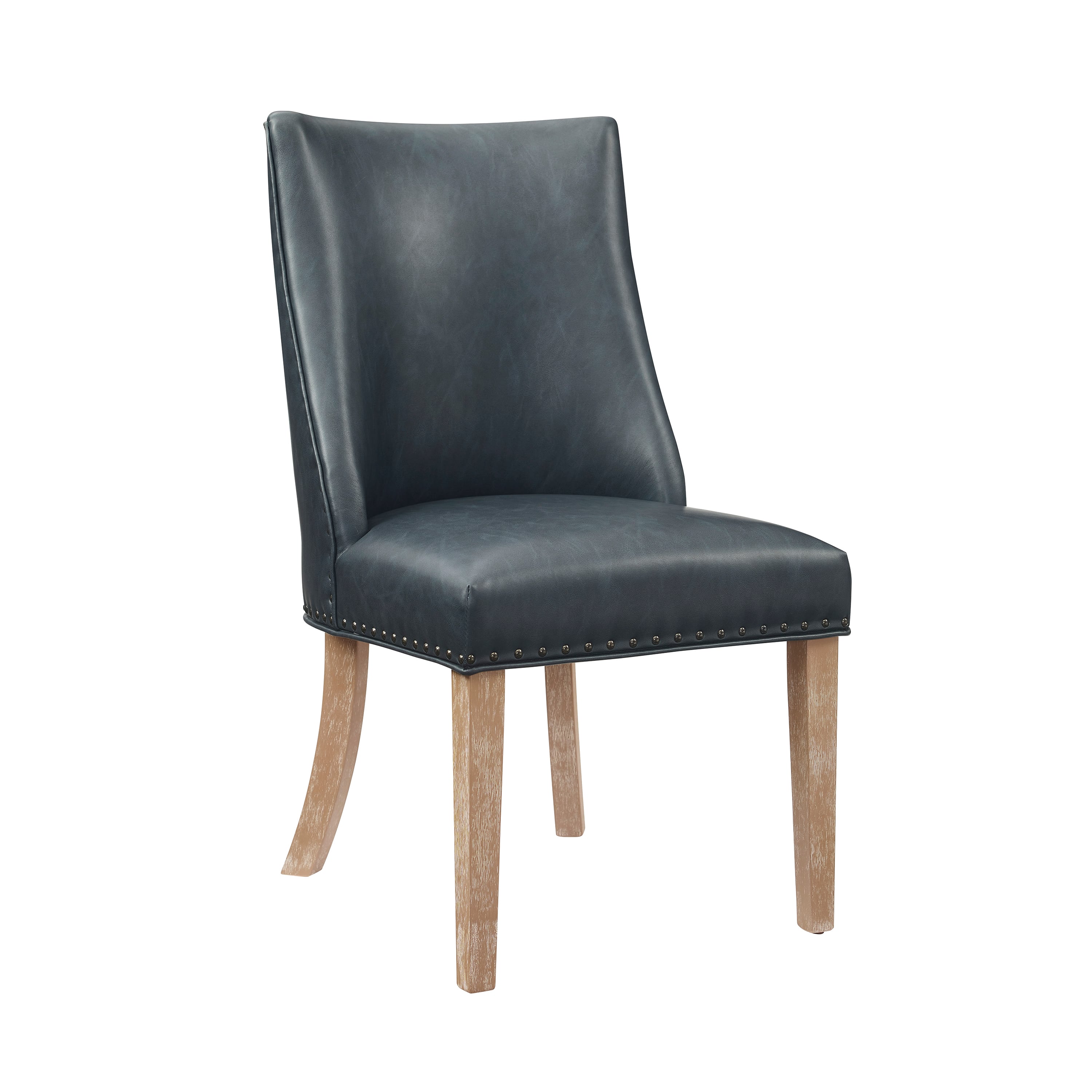 Dining Chair with Faux Leather Upholstery