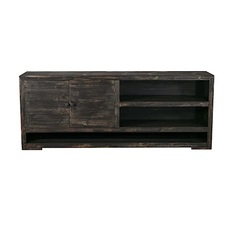 Transitional 79" TV Console Table