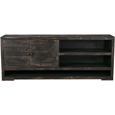 Transitional 79" TV Console Table