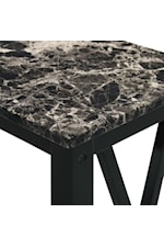 New Classic Eden Contemporary End Table with Shelf