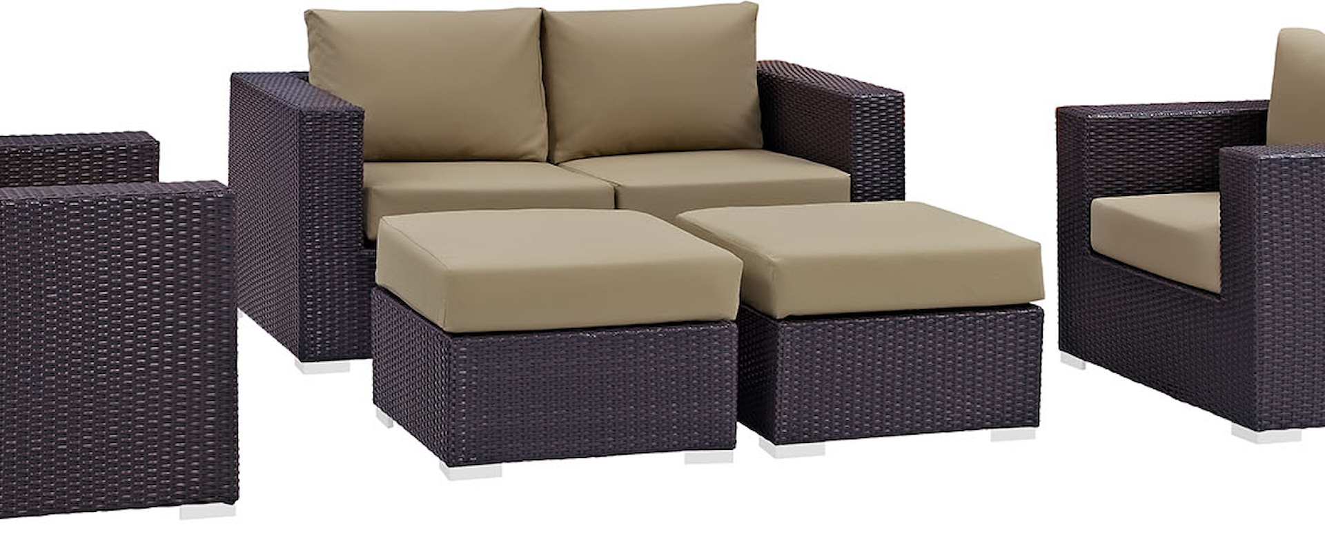 5 Piece Outdoor Patio Sofa Set