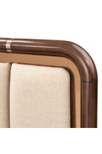 Michael Amini Mason Park Modern Upholstered King Lift-Storage Bed with USB Ports