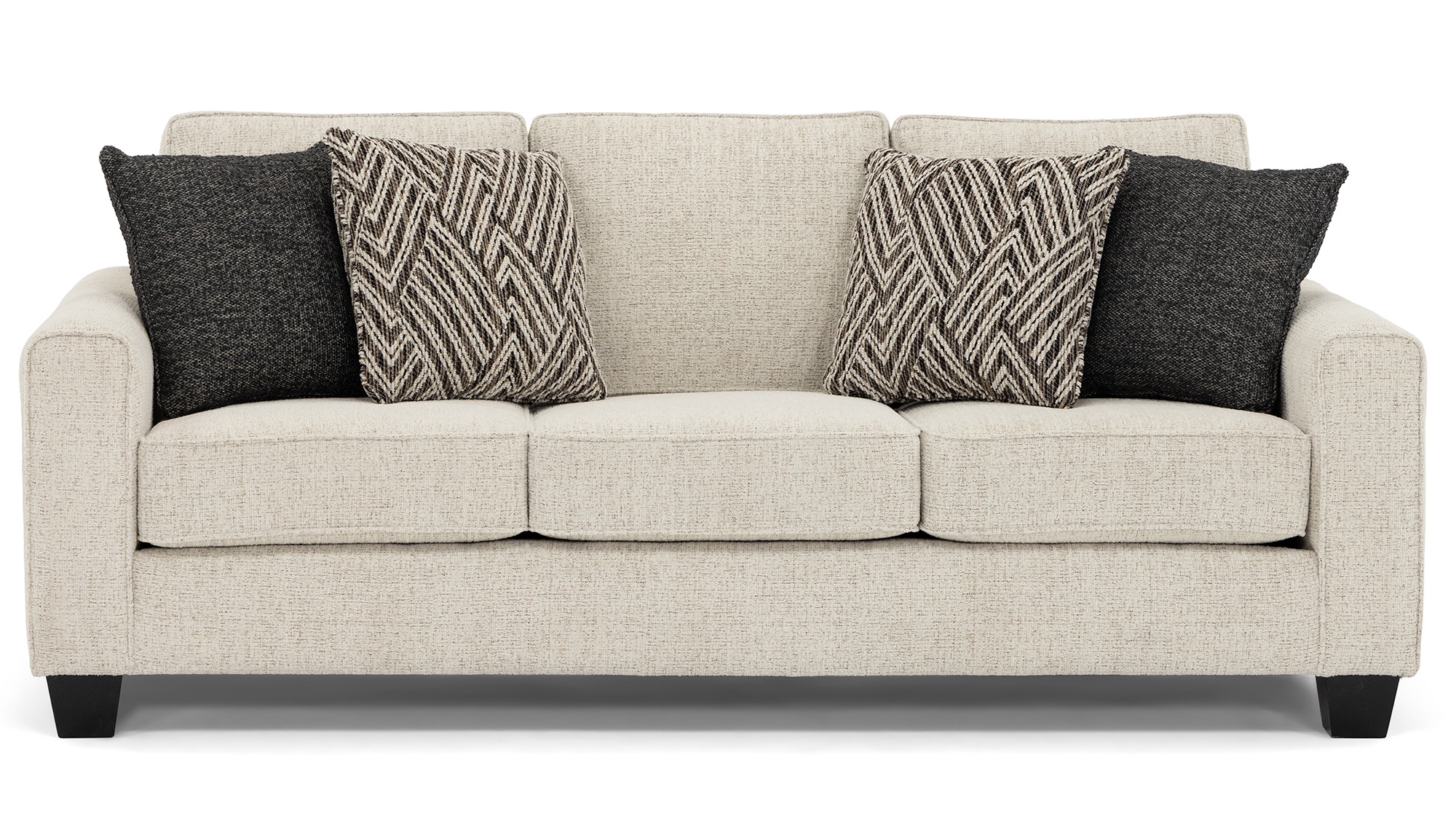 Sofa w/Tapered Block Feet