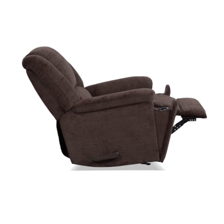 Plush Gliding Recliner