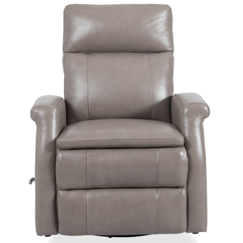 Contemporary Manual Swivel Glider Recliner