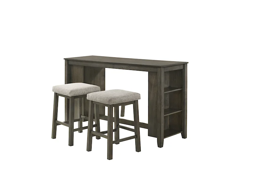 Churon Bar Table Set by New Classic at Furniture Superstore - Rochester, MN