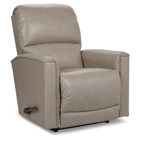 Contemporary Power Wall Recliner w/ Headrest & Lumbar