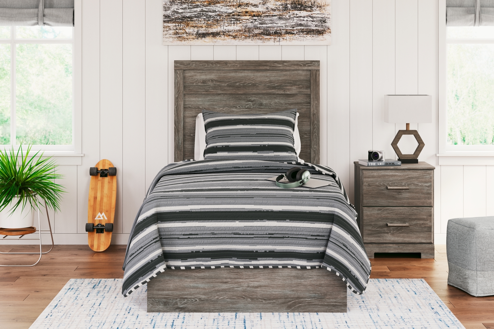 Signature Design by Ashley Ralinksi Twin Panel Bed