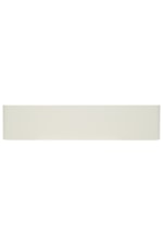 Hooker Furniture Serenity Casual Console Table with White Lacquered Grasscloth Finish