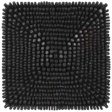 Portside Black Wood Wall Panel