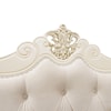 Michael Amini Lavelle Classic Pearl Upholstered California King Mansion Bed